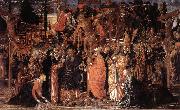 GOZZOLI, Benozzo Descent from the Cross sg oil painting on canvas